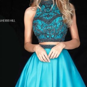 Sherri Hill 2 Piece Cocktail jade NWT